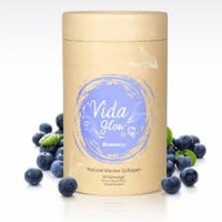 【国内现货 包邮】Vida Glow 蓝莓深海鱼胶原蛋白粉 90克-30小包