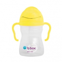 B.box 儿童/宝宝吸管杯 重力防漏婴幼儿学饮杯240ml- 柠檬黄（升级版）