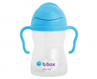 B.box 儿童/宝宝吸管杯 重力防漏婴幼儿学饮杯240ml- 蓝莓色（升级版）