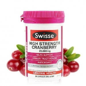 【国内现货特价包邮】Swisse 蔓越莓胶囊25000mg 30粒 保质期至21.09