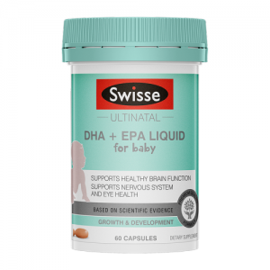 Swisse 婴幼儿DHA+EPA鱼油软胶囊 60粒 保质期至20.09