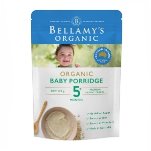 【国内现货】Bellamy's 贝拉米 有机婴幼儿麦片粥 5个月以上 125g（新包装）保质期2019.9 