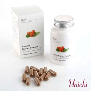 Unichi  玫瑰果美白美肤胶囊 60粒 保质期至22.04
