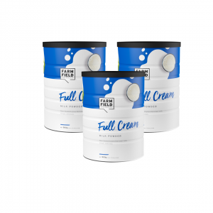 【新西兰直邮包邮】Farm Field 牧菲德 全脂奶粉 900g（3罐装） 保质期至2021年7月