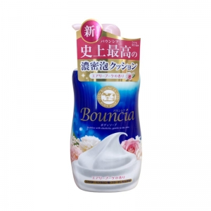 【国内现货包邮】日本 Bouncia 牛乳石碱 沐浴露 玫瑰牛奶味 500ml