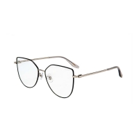 【香港仓直邮-限时特价】Front 孔雪儿同款小清新猫眼金属墨镜太阳镜大框女ins风