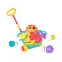 【国内仓包邮】playgro 小章鱼海洋球学步玩具车