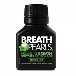 Breath Pearls 清新口气 排胀气胶囊 50粒 保质期至21.06