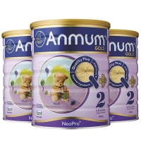 【新西兰直邮包邮】Anmum 安满2段 (3罐装) 保质期至2022年9月