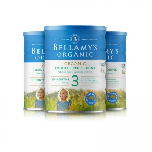 【新西兰直邮包邮普通线】Bellamy's 贝拉米有机奶粉 3段*3罐 保质期至2025年5月