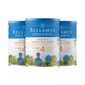 【新西兰直邮包邮普通线】Bellamy's 贝拉米有机奶粉 4段 *3罐 保质期至2025年6月