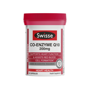 【任意3件包邮】Swisse  辅酶Q10胶囊150mg 180粒 保质期至04/2025