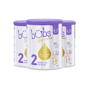 【澳洲直邮包邮】Bubs 贝臻A2 β-酪蛋白牛奶粉 2段 800g *3罐  参考效期24.03