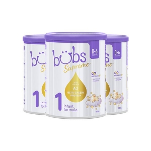 【澳洲直邮包邮】Bubs 贝臻A2 β-酪蛋白牛奶粉 1段 800g *3罐  参考效期24.03