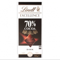 【超市采购】Lindt 70%黑可可巧克力（100g）-Excellence 70% Dark