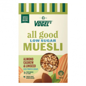 【超市采购】Vogel‘s All Good系列杏仁，腰果和亚麻籽麦片 500克 Almond, Cashew & Linseed