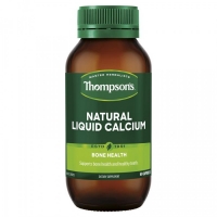 Thompson's 汤普森 液体钙 60粒(新包装)  参考效期25.06