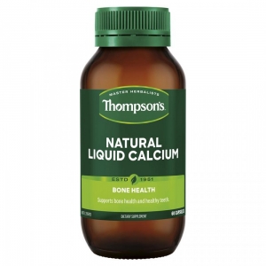 Thompson's 汤普森 液体钙 60粒(新包装)  参考效期25.06