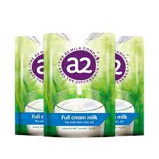 【新西兰直邮包邮CC清关普通线】A2 高钙成人奶粉 1kg-全脂 3袋/箱 保质期至2025年1月