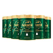 【新西兰直邮包邮保税BC清关快线】Aptamil 有机A2蛋白奶1段（6罐） 保质期至2025年8月