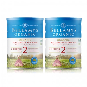 【澳洲直邮包邮】Bellamy's 贝拉米 2段  *2罐  参考日期25.10