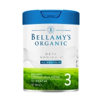 【澳洲直邮包邮】贝拉米 Beta有机A2奶粉3段 *1罐  参考效期25.07