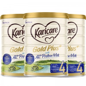 【新西兰直邮包邮普通线】Karicare 可瑞康金装A2-4段（3罐） 保质期2025年7月