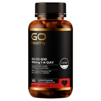 GO Healthy 辅酶Q10 400mg 60粒 参考效期27.07