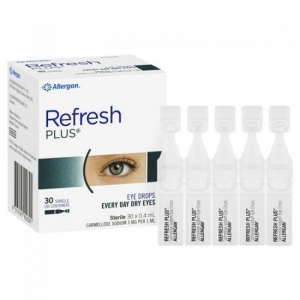 Refresh PLUS 泪液眼药水 30支  参考效期25.11