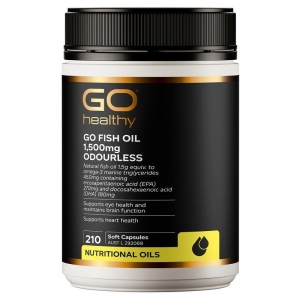 GO healthy 深海鱼油1500mg 210粒 参考效期28.01