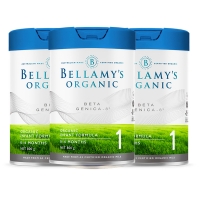 【新西兰直邮包邮普通线】Bellamy's 贝拉米有机A2-1段*3罐 参考效期2026年10月