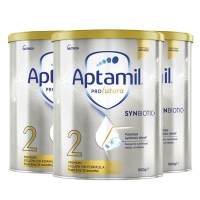 【新西兰直邮包邮保税BC清关快线】Aptamil 爱他美白金 2段（3罐） 参考效期2027年2月