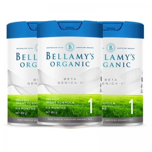 【新西兰直邮包邮普通线】Bellamy's 贝拉米有机A2-1段*3罐 参考效期2026年10月