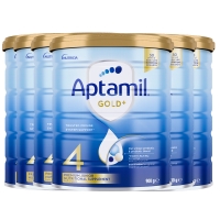 【新西兰直邮包邮保税BC清关快线】Aptamil 爱他美金装 4段（新版）*6罐 参考效期2027年1月