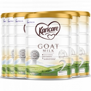 【新西兰直邮包邮-2周特快线】Karicare 可瑞康山羊奶 2段 *6罐 参考效期2027年2月