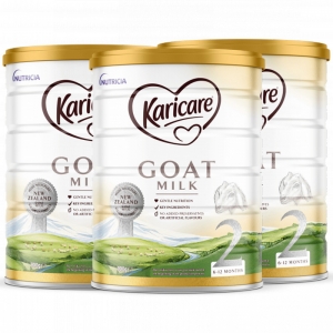 【新西兰直邮保税BC清关快线】Karicare 可瑞康山羊奶 2段（3罐）新版 参考效期2026年12月