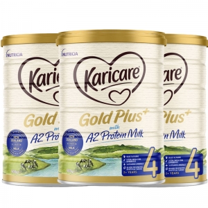 【新西兰直邮包邮普通线】Karicare 可瑞康金装A2-4段（3罐）参考效期2026年11月