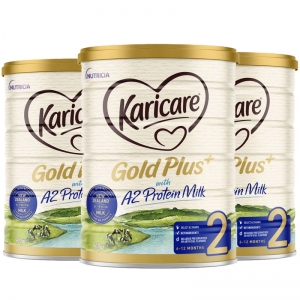 【新西兰直邮包邮普通线】Karicare 可瑞康金装A2-2段（3罐） 参考效期2027年1月