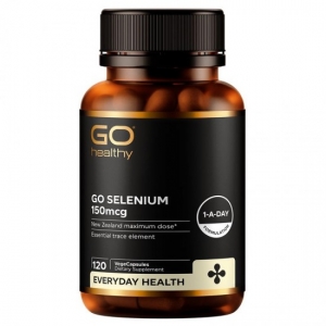 Go Healthy 补硒胶囊 150mcg 120粒（Selenium）参考效期27.11