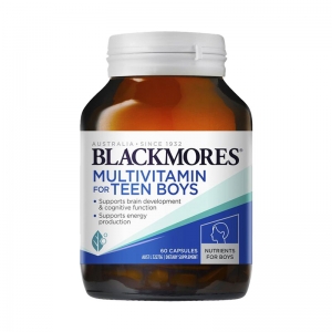 Blackmores 澳佳宝 青少年男孩复合维生素 60粒 参考效期26.07