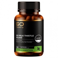Go Healthy 奶蓟草护肝胶囊 50,000mg 60粒 参考日期28.01