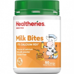 Healtheries  贺寿利 奶片咀嚼片 蜂蜜 50片 参考效期27.11