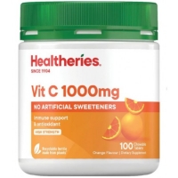 Healtheries 贺寿利 维C咀嚼片 1000mg 100片 参考效期27.04
