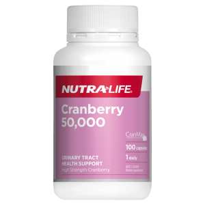 【旧版*效期26.05.22】Nutralife 纽乐 蔓越莓50000mg 100粒