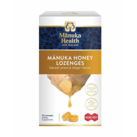 Manuka Health  蜜纽康MGO 400 麦卢卡蜂蜜润喉糖 生姜柠檬味 15粒  参考效期26.07