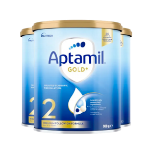 【新西兰直邮包邮-保税BC清关快线】Aptamil 爱他美金装 2段 *3罐  参考效期2027年5月