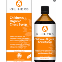 Kiwiherb 百里香+麦卢卡蜂蜜 婴幼儿童止咳清肺糖浆 200ml 参考效期27.03