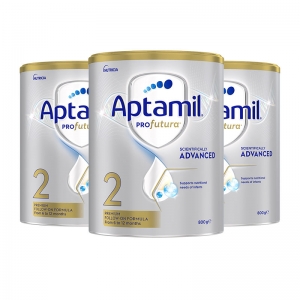 【新西兰直邮包邮-顺丰2周达】Aptamil 爱他美白金 2段  800g 新版 *3罐  参考效期2027年12月