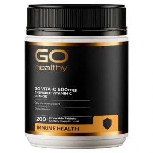 Go Healthy 高之源 维生素C咀嚼片 500mg 200片 - 橙子味 参考效期28.08