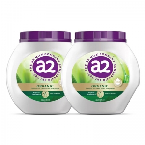 【澳洲直邮包邮】A2 有机成人全脂奶粉 800g *2罐 参考效期27.08
